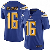 Nike Men & Women & Youth Chargers 16 Tyrell Williams Royal Color Rush Limited Jersey,baseball caps,new era cap wholesale,wholesale hats